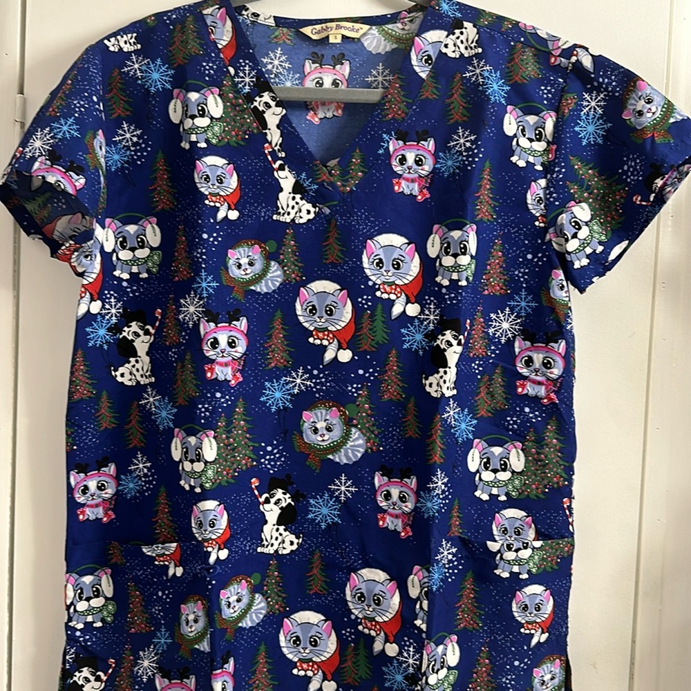 Gabby Brooke scrub top small